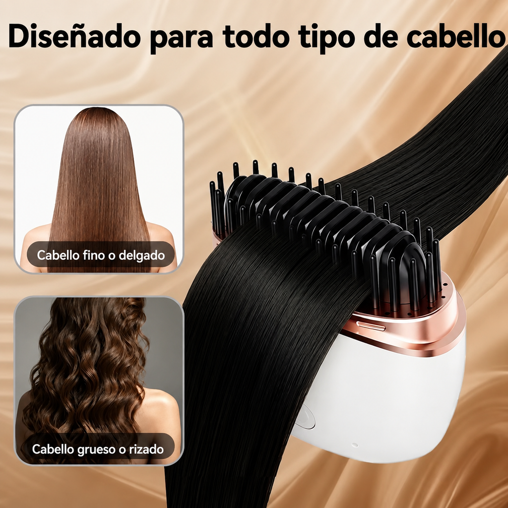 VELLÉ Mini Peine Alisador Portatil