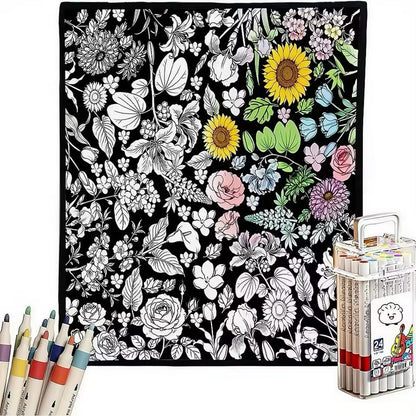 Anti-Stress Coloring Blanket